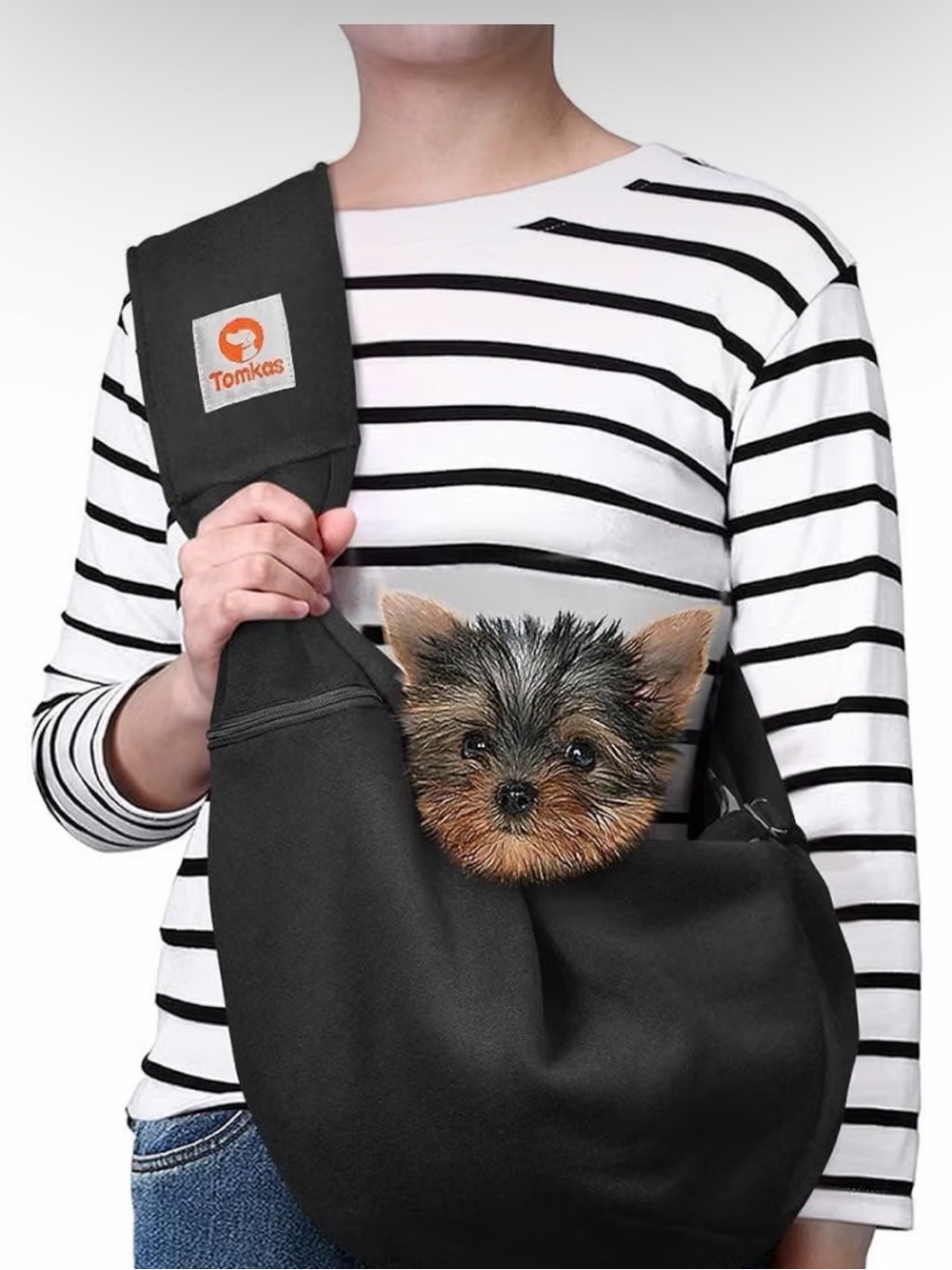 Hands-Free Pet Sling Carrier for Small Dogs